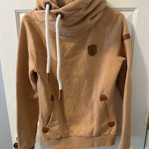 Wanakome Women’s Hoodie Salmon Pink Size Small